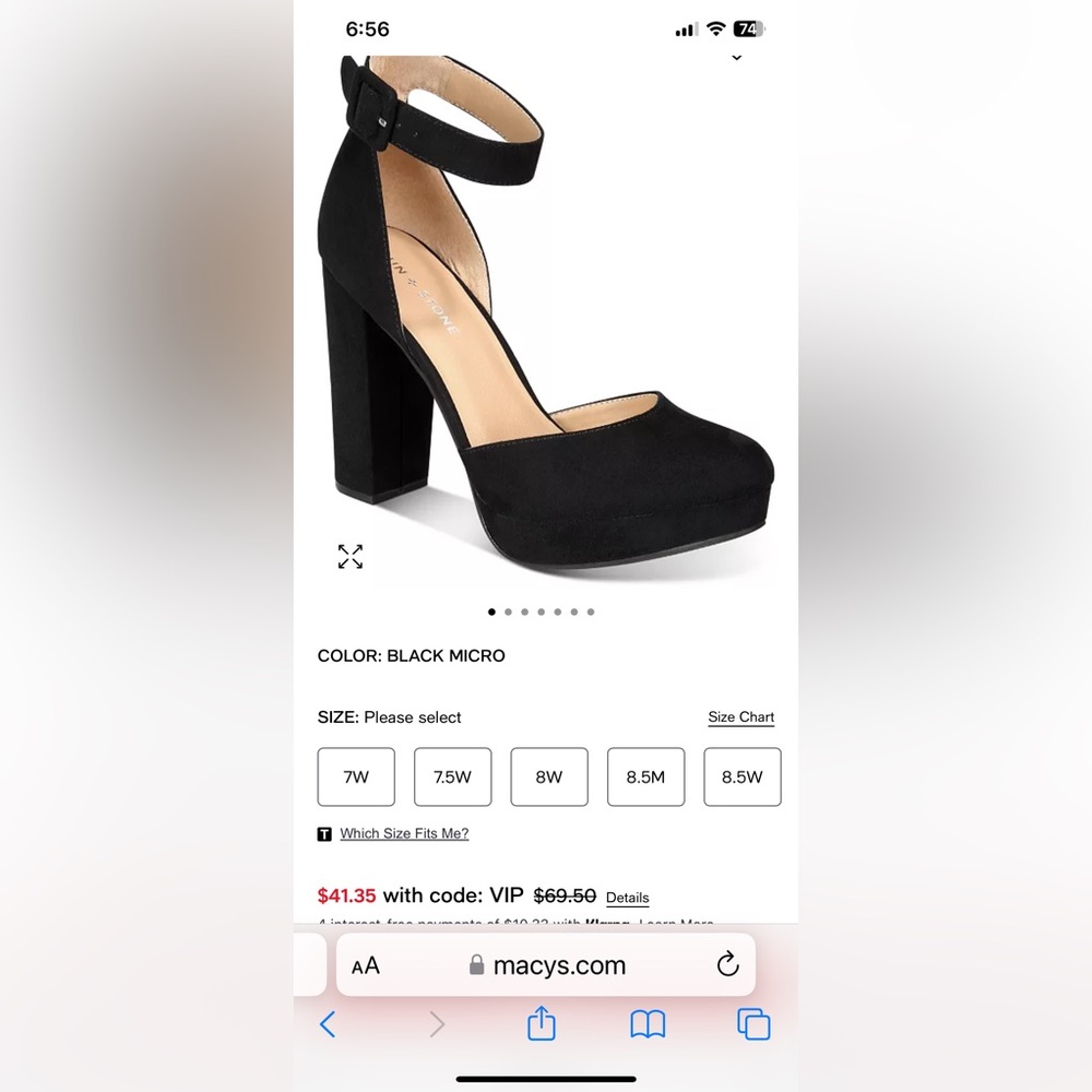 Sun & Stone Women's Estrella Block Heel Platform Pumps, Created for Macy's